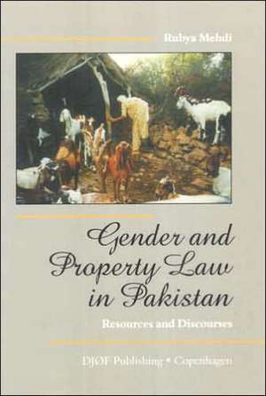 Gender and Property Law in Pakistan: Resources and Discourses de Rubya Mehdi