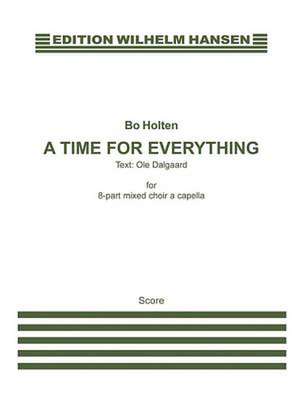 A Time for Everything de Bo Holten