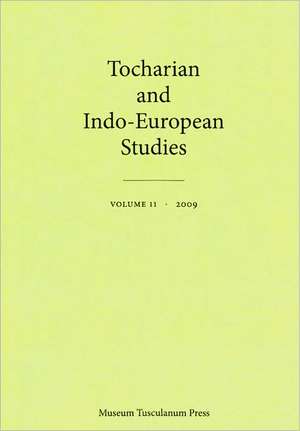 Tocharian and Indo-European Studies de Jens Elmegard Rasmussen