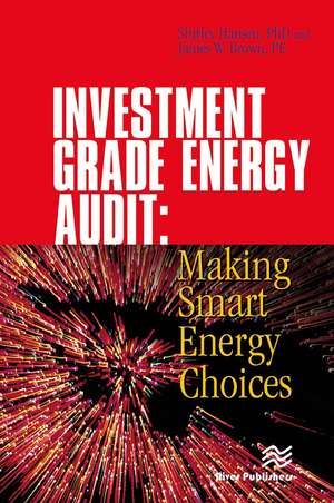 Investment Grade Energy Audit de Shirley J. Hansen