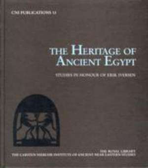 The Heritage of Ancient Egypt de Jurgen Osing