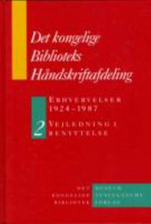 Det Kongelige Biblioteks Handskriftsamling de Birgitte Possing