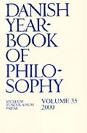 Danish Yearbook of Philosophy de Collin Finn