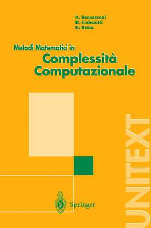 Metodi Matematici in Complessita Computazionale de Anna Bernasconi