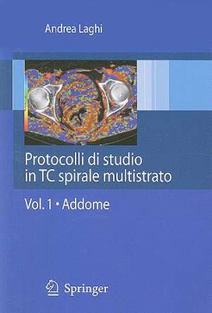 Protocolli di studio in TC spirale multistrato: Volume 1 - Addome de Andrea Laghi