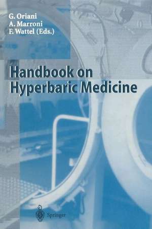 Handbook on Hyperbaric Medicine de Giorgio Oriani