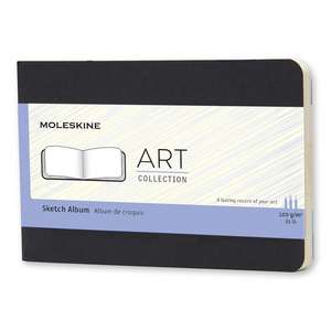 Moleskine Pocket Art Plus Cahier Sketch Album Black