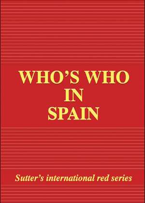 Who's Who in Spain de Giancarlo Colombo