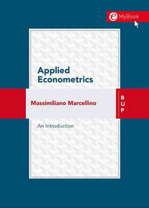 Applied Econometrics de Massimiliano Marcellino