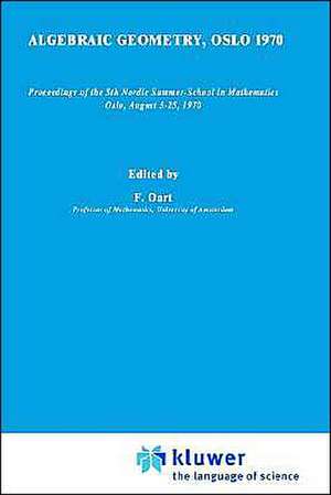 Algebraic Geometry de F. Oort