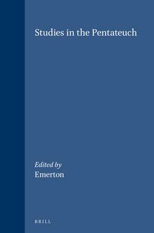 Studies in the Pentateuch de J.A. Emerton