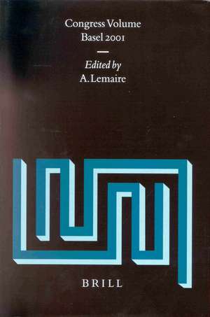 Congress Volume Basel 2001 de André Lemaire