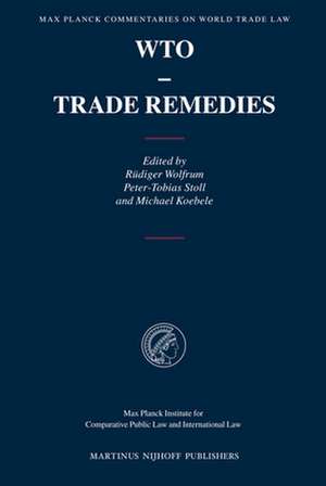 WTO - Trade Remedies de Peter-Tobias Stoll