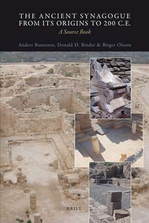 The Ancient Synagogue from its Origins to 200 C.E.: A Source Book de Anders Runesson