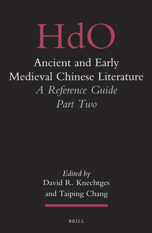 Ancient and Early Medieval Chinese Literature (vol. 2): A Reference Guide, Part Two de David R. Knechtges