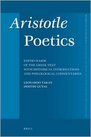 Aristotle Poetics de Leonardo Tarán