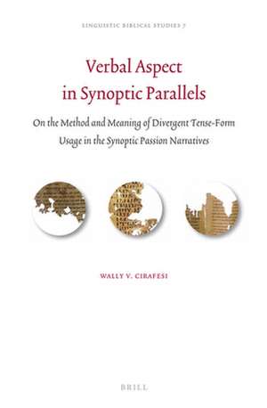 Verbal Aspect in Synoptic Parallels: On the Method and Meaning of Divergent Tense-Form Usage in the Synoptic Passion Narratives de Wally V. Cirafesi