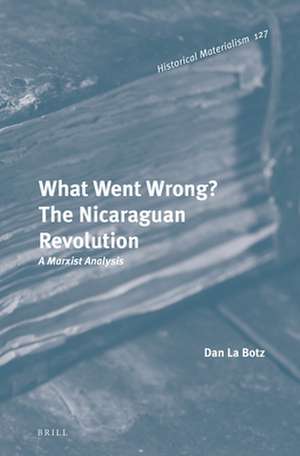 What Went Wrong? The Nicaraguan Revolution: A Marxist Analysis de Dan La Botz