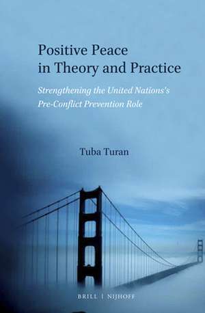 Positive Peace in Theory and Practice: Strengthening the United Nations's Pre-Conflict Prevention Role de Tuba Turan