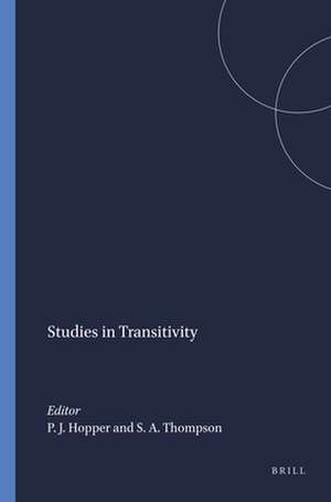 Studies in Transitivity de Paul J. Hopper