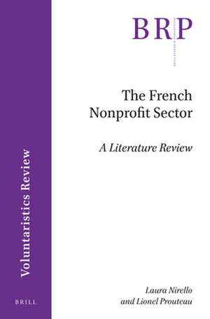 The French Nonprofit Sector: A Literature Review de Laura Nirello