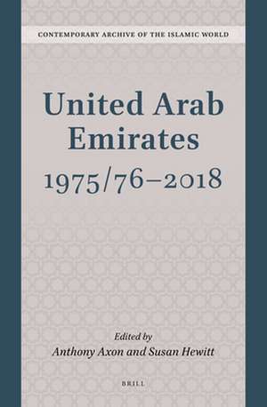 United Arab Emirates 1975/76-2018 de Anthony Axon