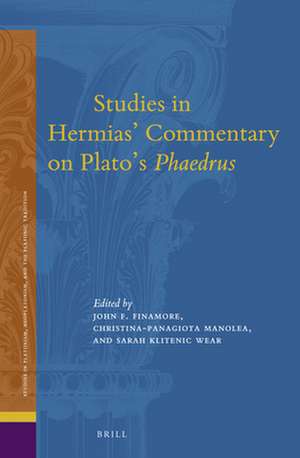 Studies in Hermias’ Commentary on Plato’s <i>Phaedrus</i> de John F. Finamore