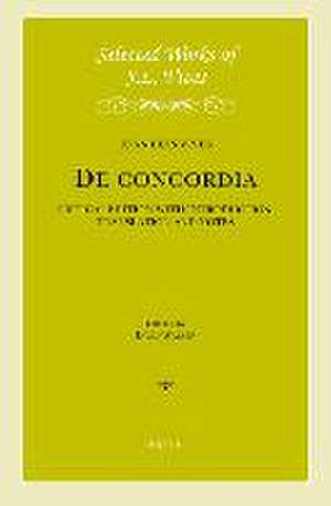 De concordia: Critical Edition with Introduction, Translation and Notes de Juan Luis Vives