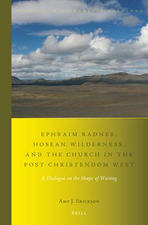 Ephraim Radner, Hosean Wilderness, and the Church in the Post-Christendom West: A Dialogue on the Shape of Waiting de Amy J. Erickson