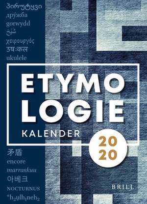 Etymologiekalender de Etymological Calendar Team