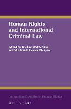 Human Rights and International Criminal Law de Borhan Uddin Khan