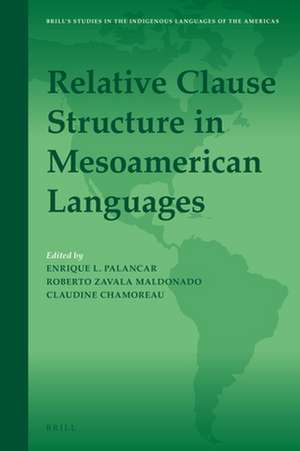 Relative Clause Structure in Mesoamerican Languages de Enrique L. Palancar