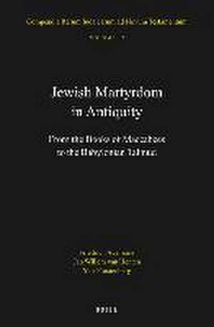 Jewish Martyrdom in Antiquity: From the Books of Maccabees to the Babylonian Talmud de Yair Furstenberg