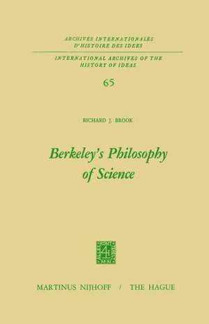 Berkeley’s Philosophy of Science de Richard J. Brook