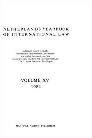 Netherlands Year Book of International Law de T. M. C. Asser Institute Staff