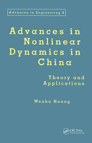 Advances in Nonlinear Mechanics in China de Wenhu Huang