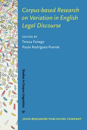 Corpus-based Research on Variation in English Legal Discourse