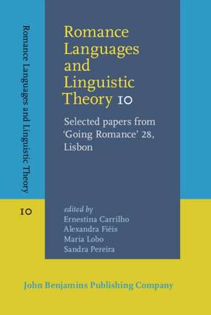 Romance Languages and Linguistic Theory 10