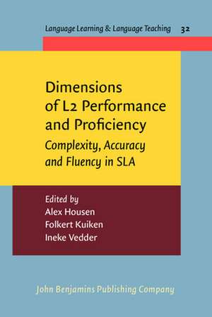 Dimensions of L2 Performance and Proficiency