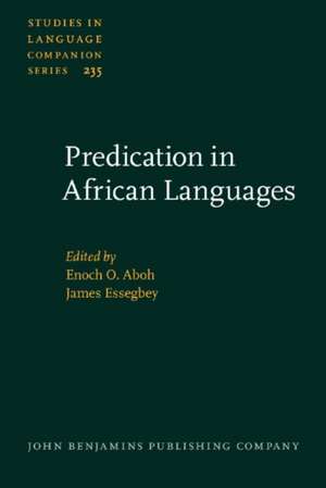 Predication in African Languages de Enoch O. Aboh