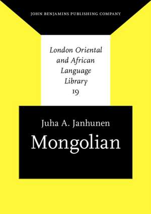 Mongolian de Juha A. (University of Helsinki) Janhunen