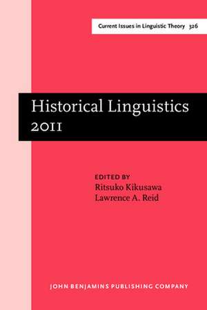 Historical Linguistics 2011