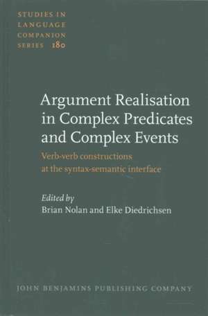 Argument Realisation in Complex Predicates and Complex Events de Brian Nolan