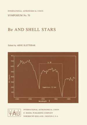 Be and Shell Stars de A. Slettebak