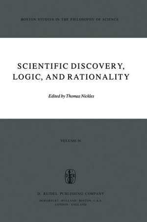 Scientific Discovery, Logic, and Rationality de Thomas Nickles