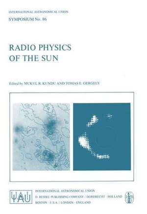 Radio Physics of the Sun de M. R. Kundu