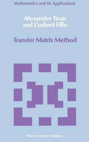 Transfer Matrix Method: (Enlarged and revised translation) de Alexander Tesár