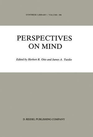 Perspectives on Mind de H.R. Otto