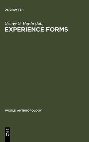 Experience Forms: Their Cultural and Individual Place and Function de George G. Haydu