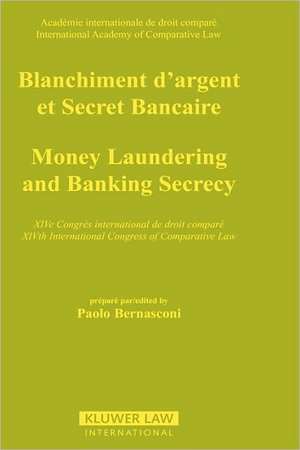 Money Laundering and Banking Secrecy de Paolo Bernasconi